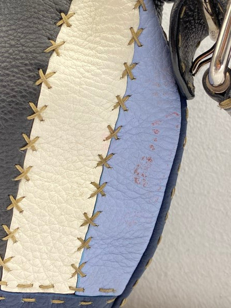 Fendi Bicolor Hobo Shoulder Bag
