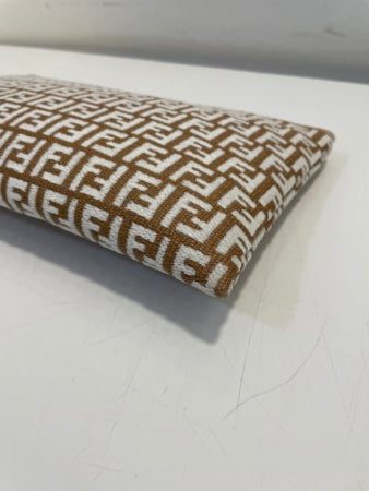 Fendi Brown FF Flat Pouch