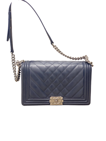 Chanel Blue Boy Medium Bag