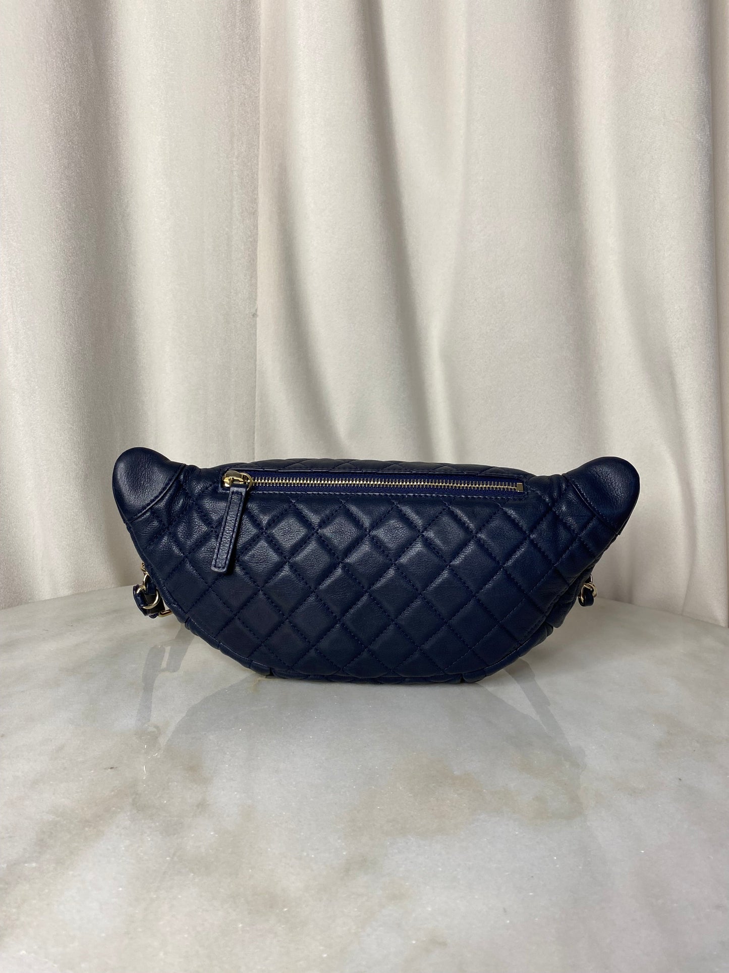 Chanel Navy Waist Bag