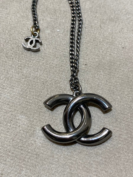 Chanel Silver CC Necklace
