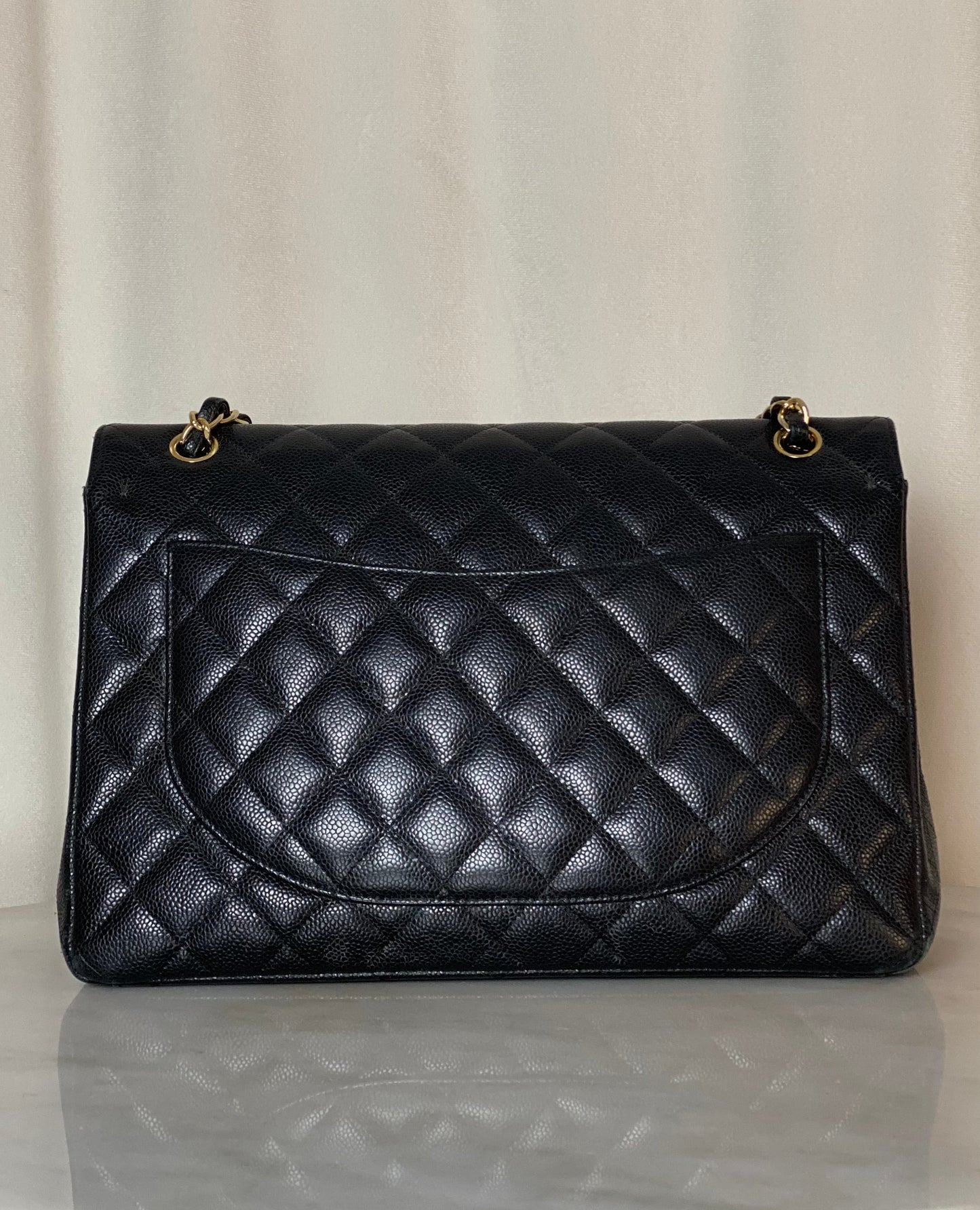 Chanel Black Maxi Classic Double Flap Bag