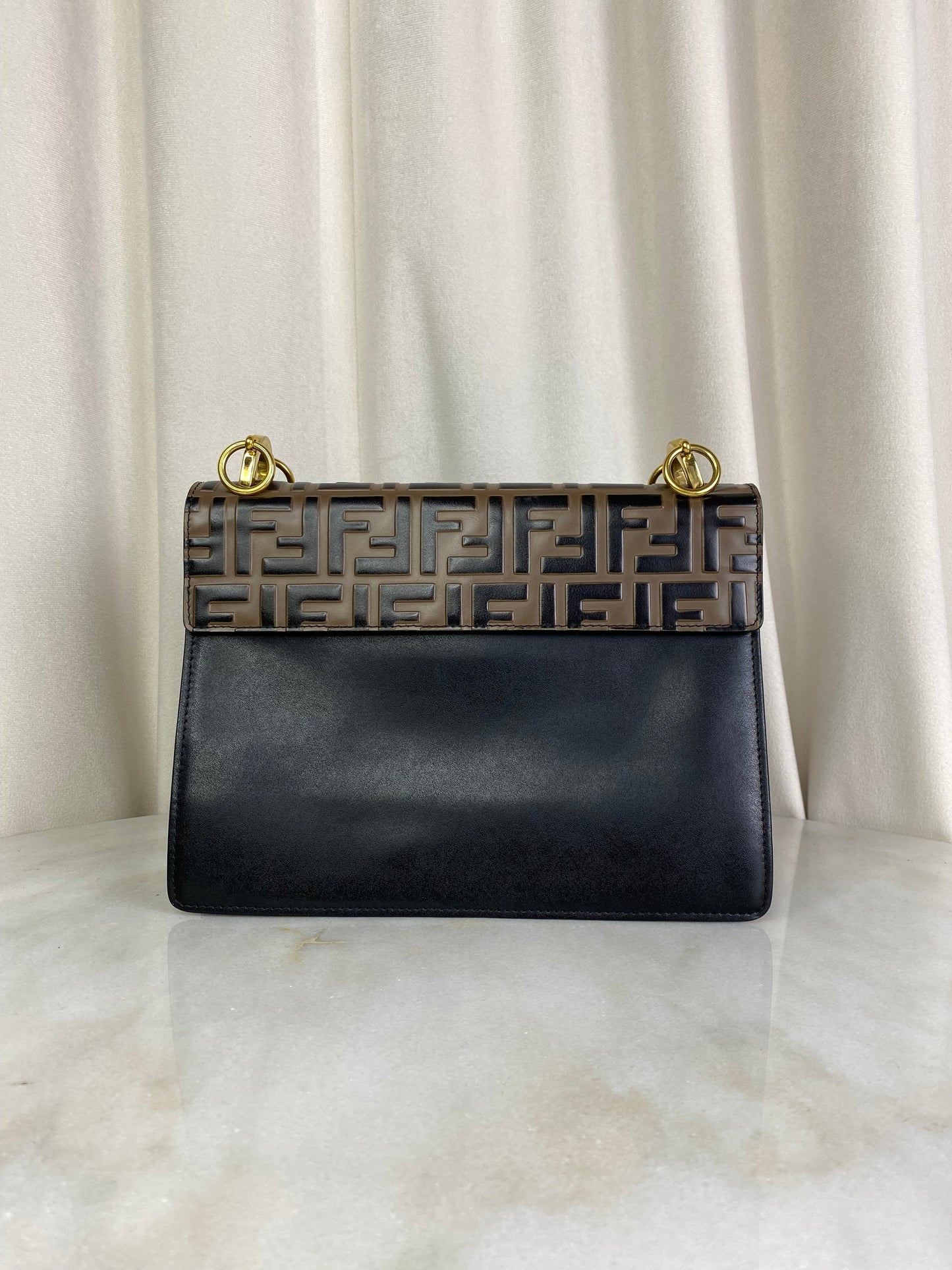 Fendi Bicolor Kan I Crossbody Bag