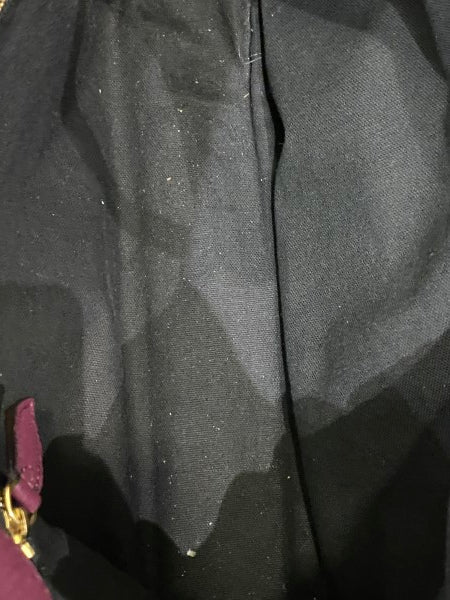 Burberry Burgundy Banner Bag