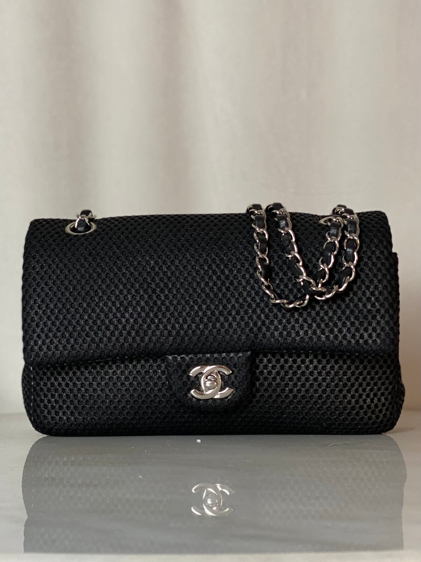 Chanel Bicolor Classic Fabric Small Bag