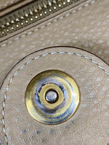 Prada Beige Vitello Daino Tote Bag