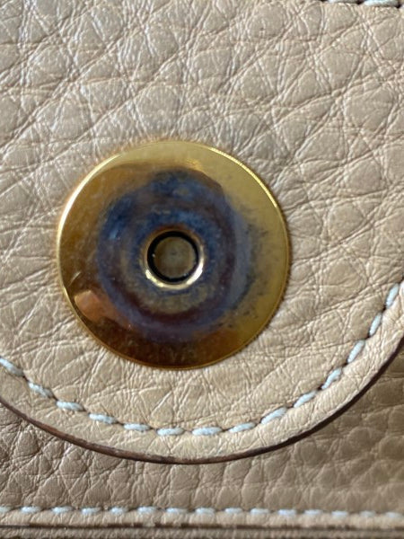 Prada Beige Vitello Daino Tote Bag