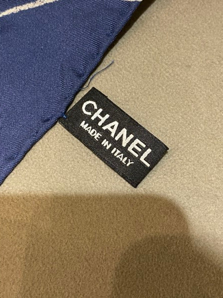 Chanel Bicolor Square Scarf