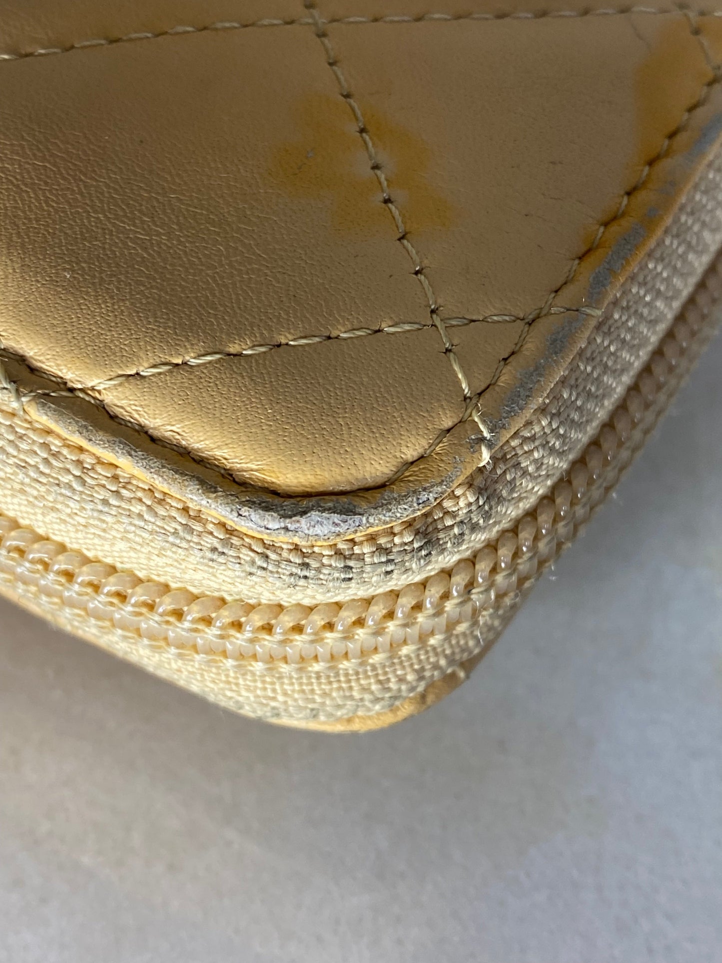 Chanel Bicolor Cambon Zip Wallet