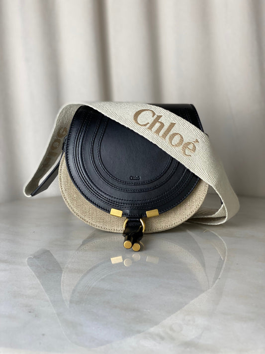 Chloe Bicolor Merci Small Shoulder Bag