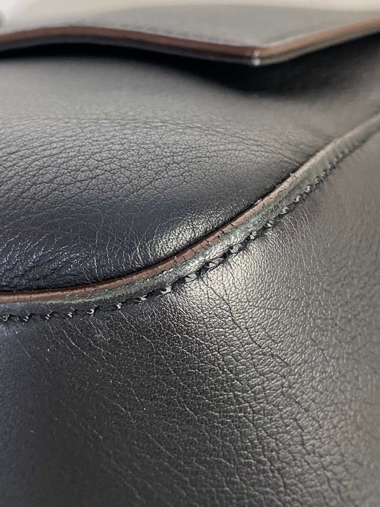 Fendi Black FF Lock Hobo Bag