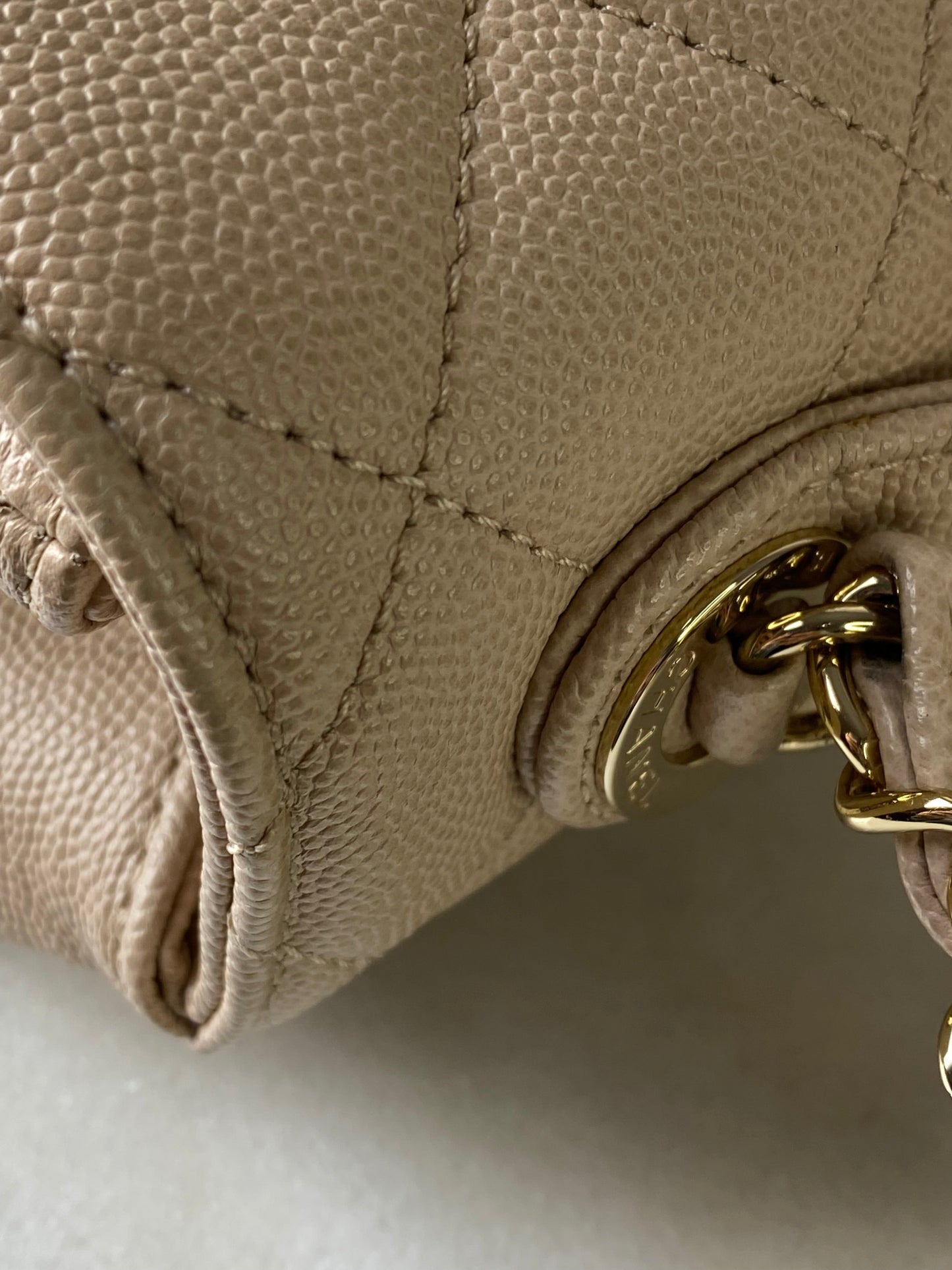 Chanel Beige Business Affinity Bag