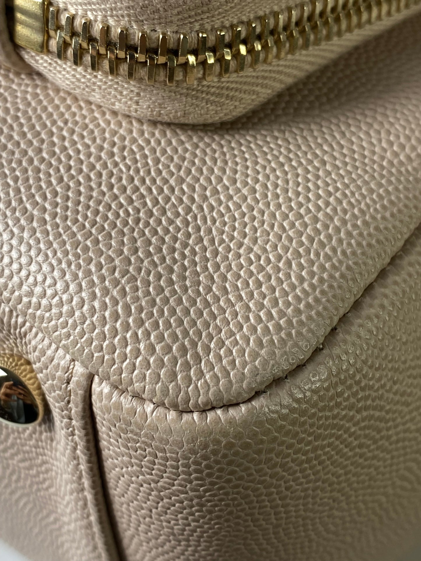 Chanel Beige Business Affinity Bag