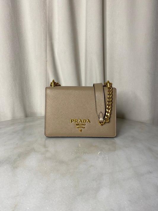 Prada Beige Crossbody Bag