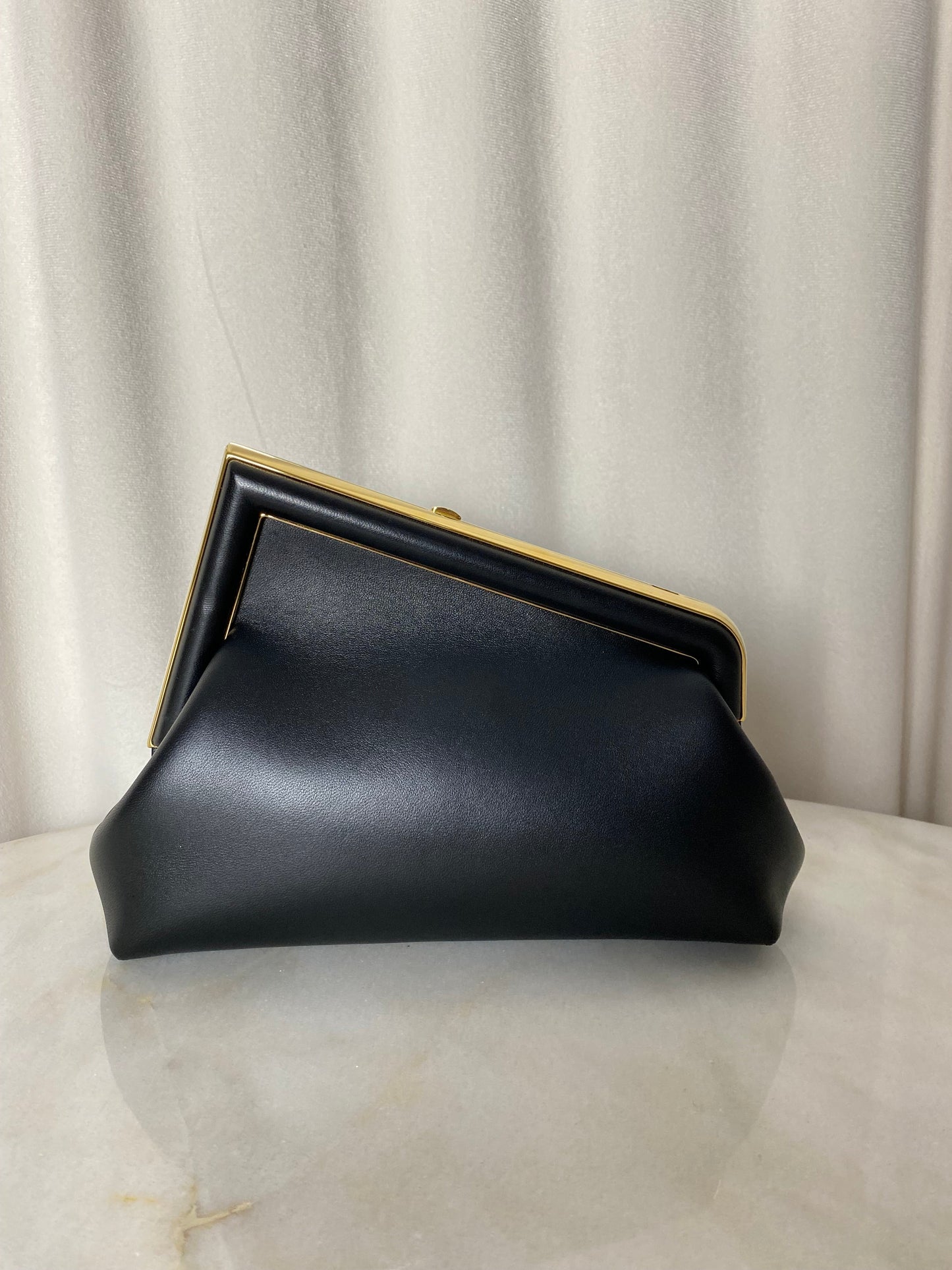 Fendi Black First Small Bag W/ Strap