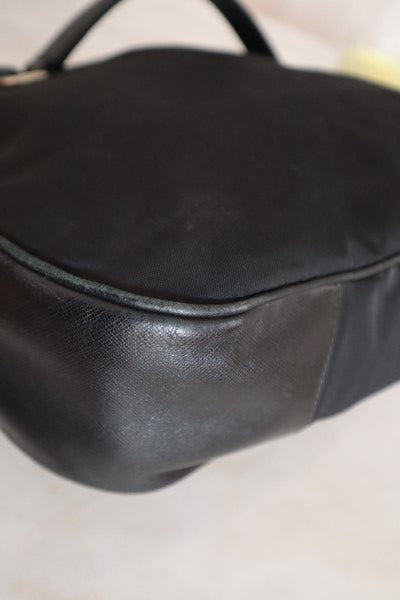 Prada Black Nylon Hobo Bag