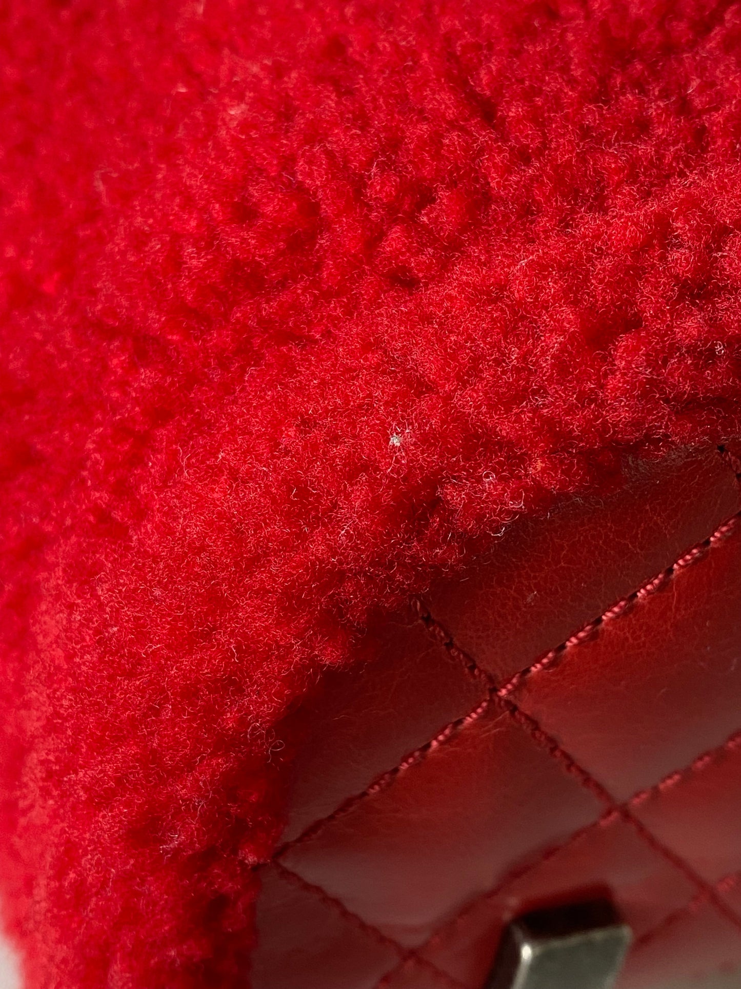 Chanel Red Classic Mountain Quilted Backpack Bag