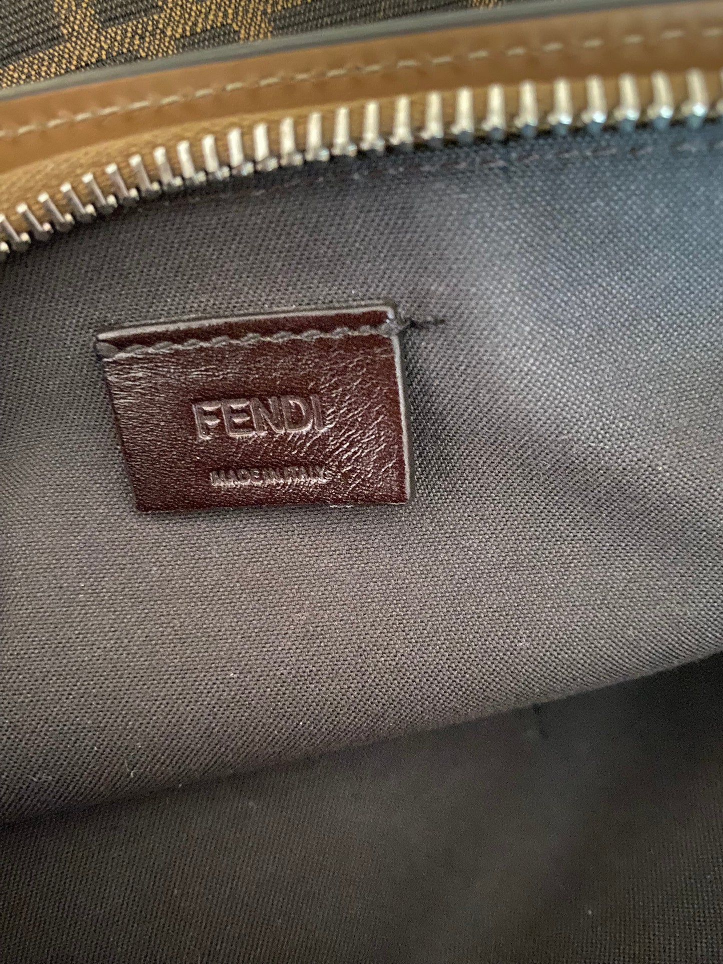 Fendi Brown FF Pouch