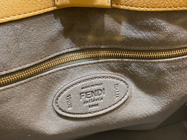 Fendi Beige 2 Way Tote Medium Bag
