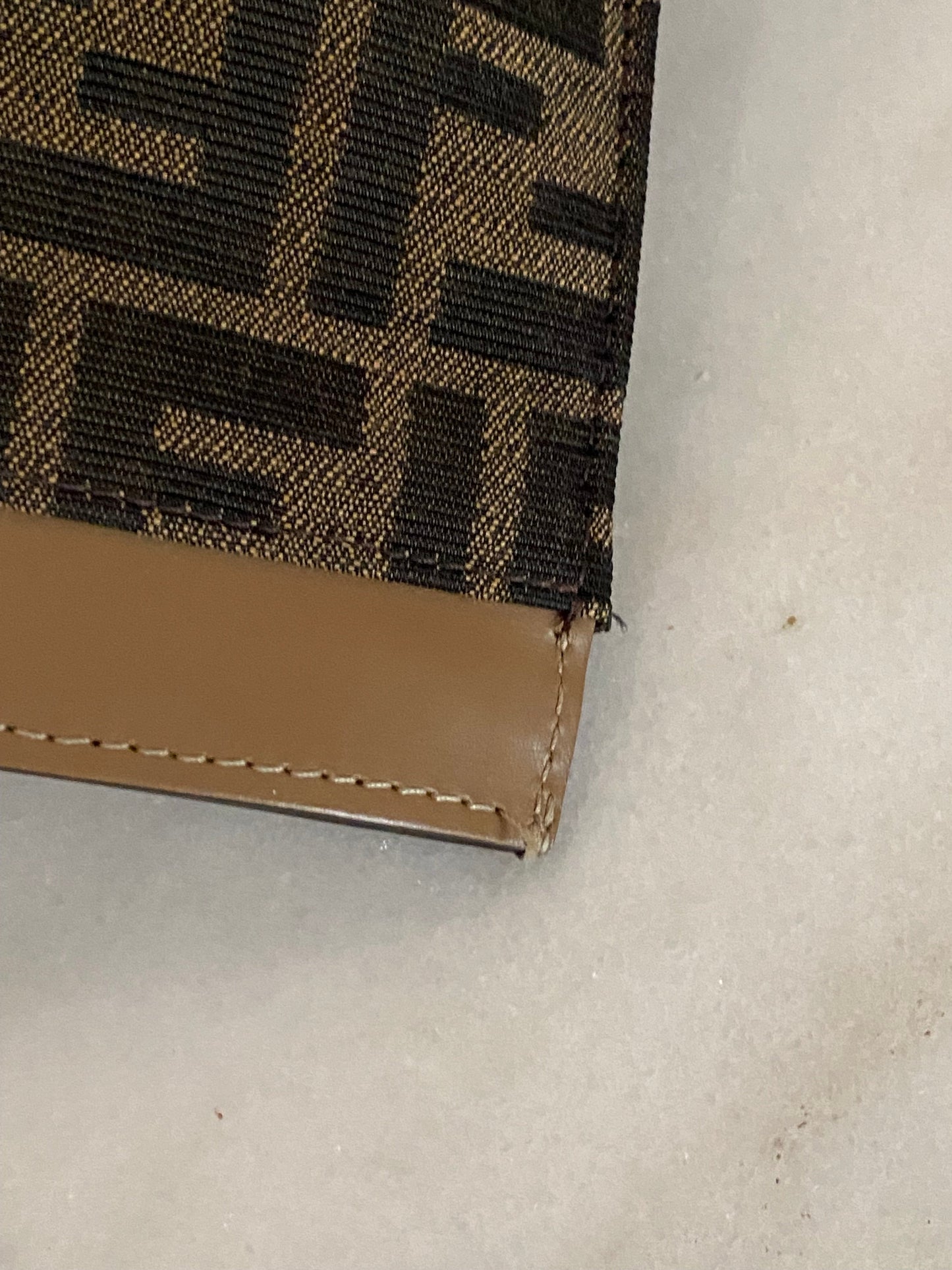 Fendi Brown FF Pouch