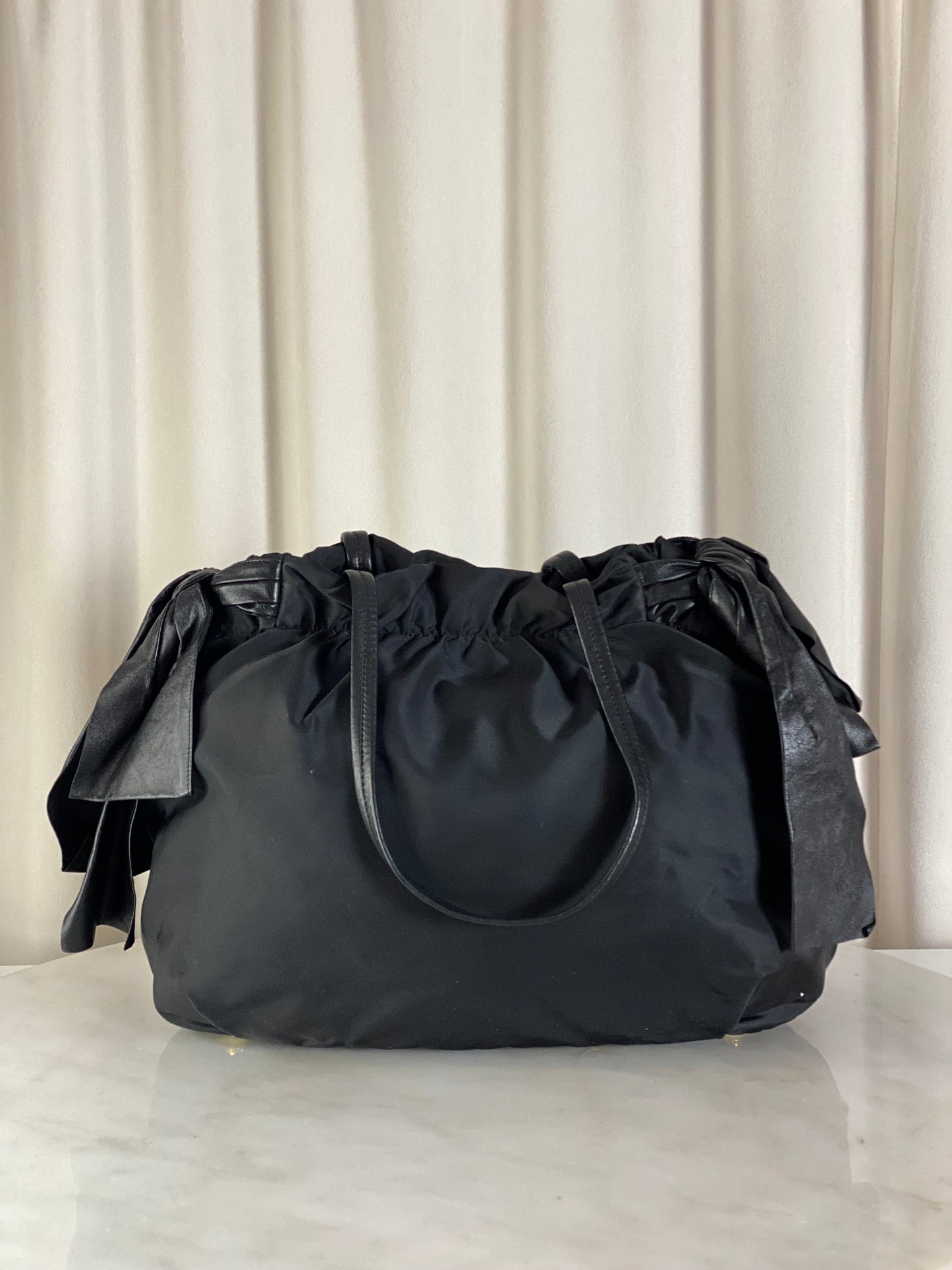 Prada Black Nylon Shoulder Bag