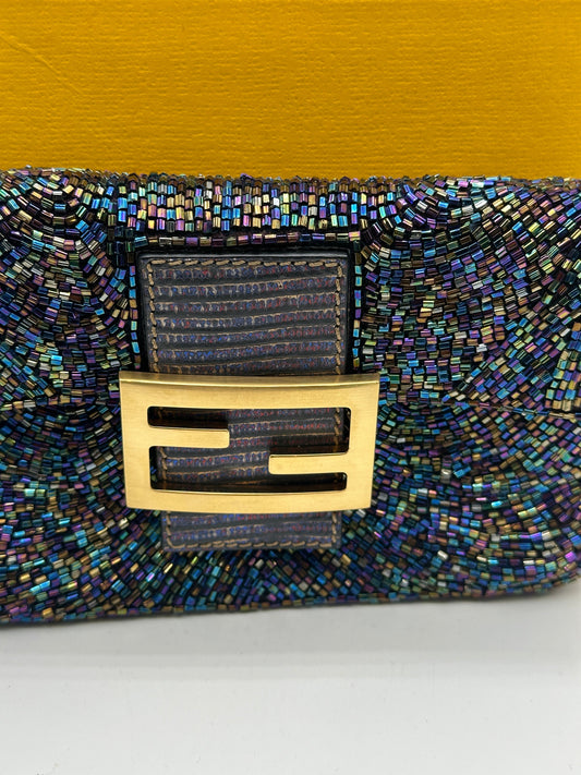 Fendi Beaded Baguette Bag