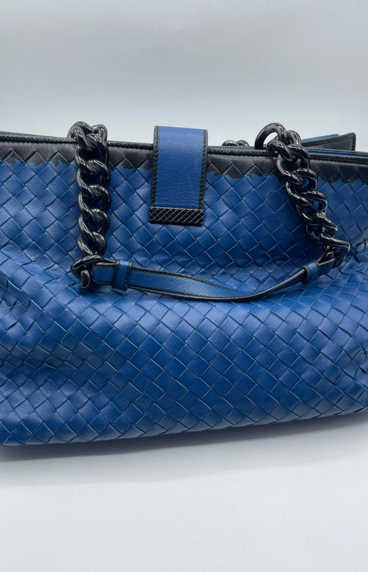 Bottega Veneta Blue Handbag