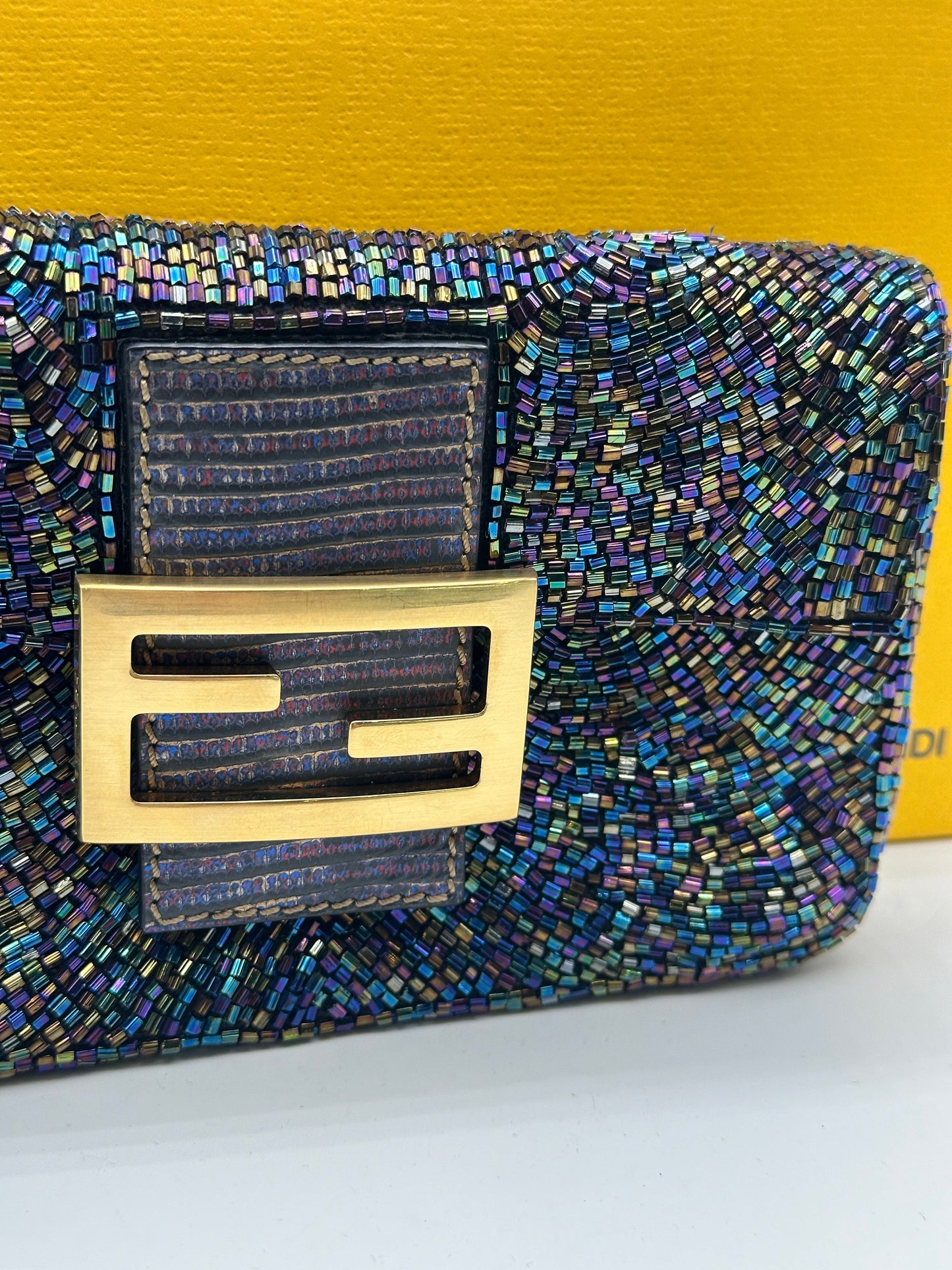Fendi Beaded Baguette Bag