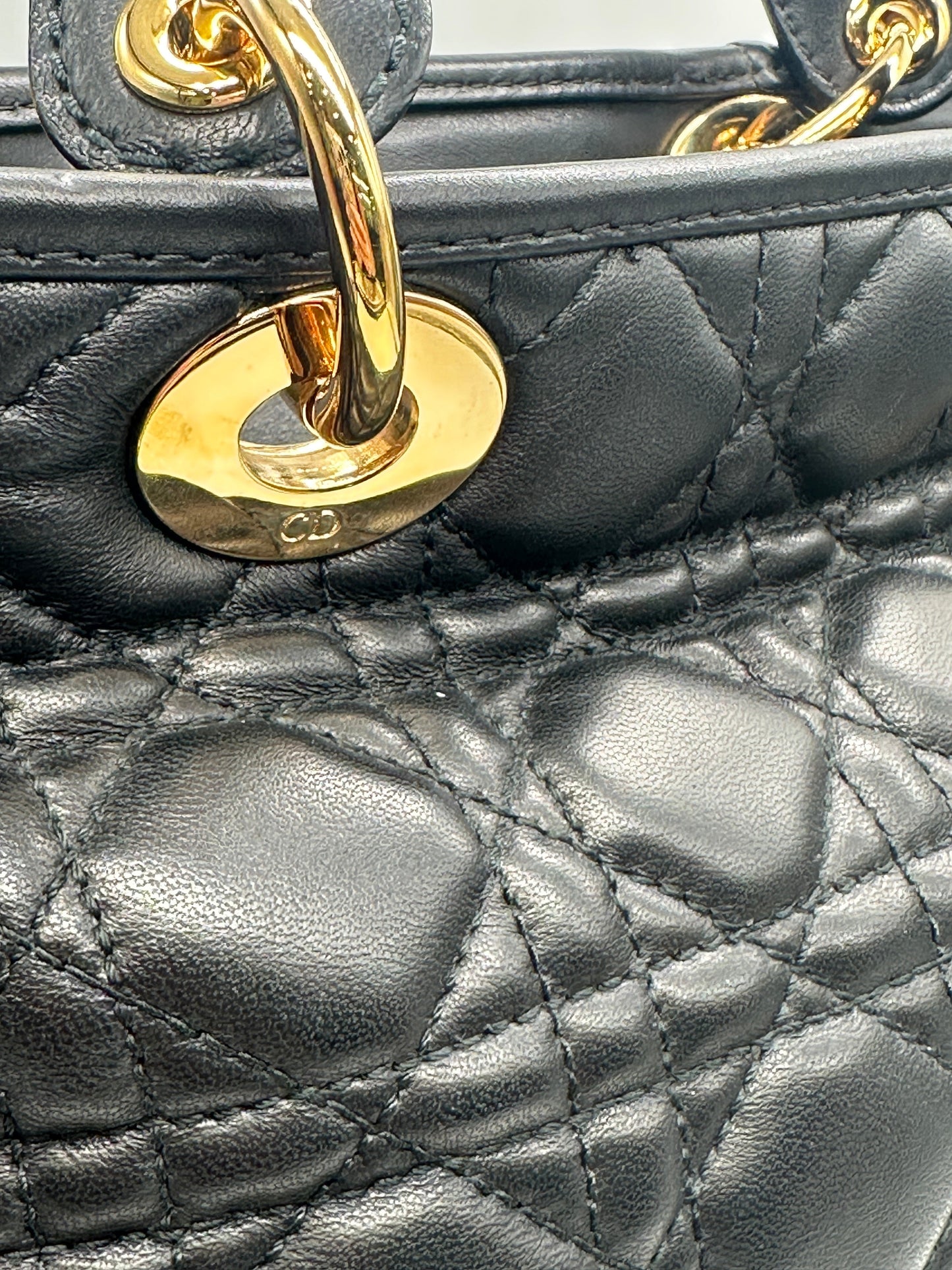 Christian Dior Cannage Metropole Shopping Tote