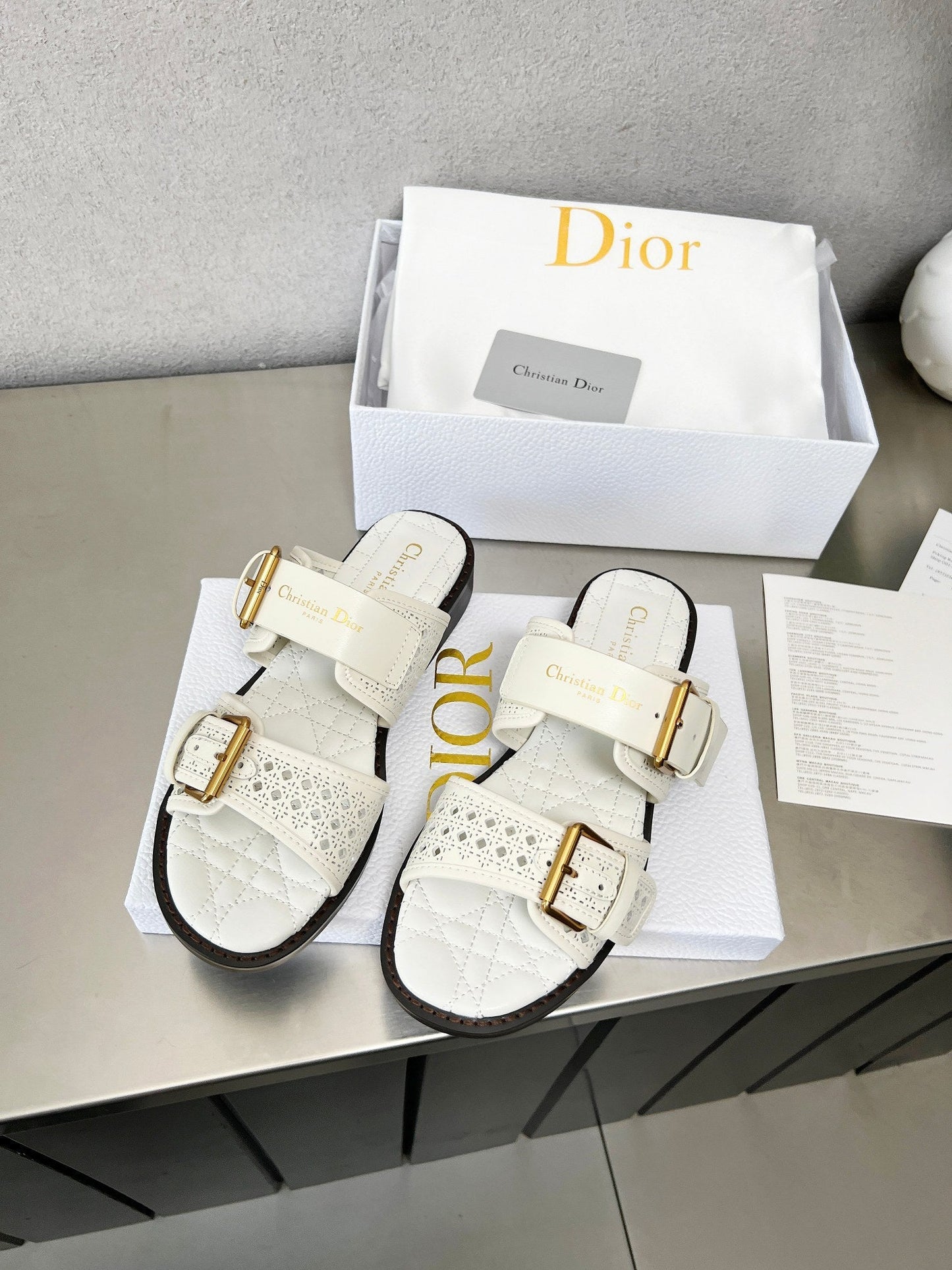 DIOR 25 Dad Sandal Mule Calfskin
