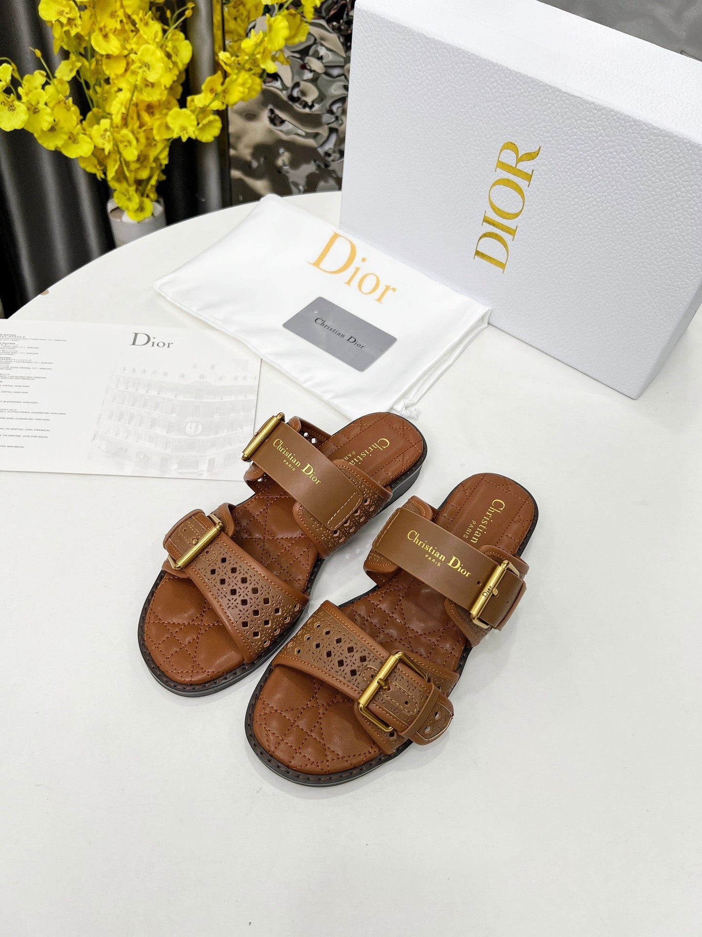 DIOR 25 Dad Sandal Mule Calfskin