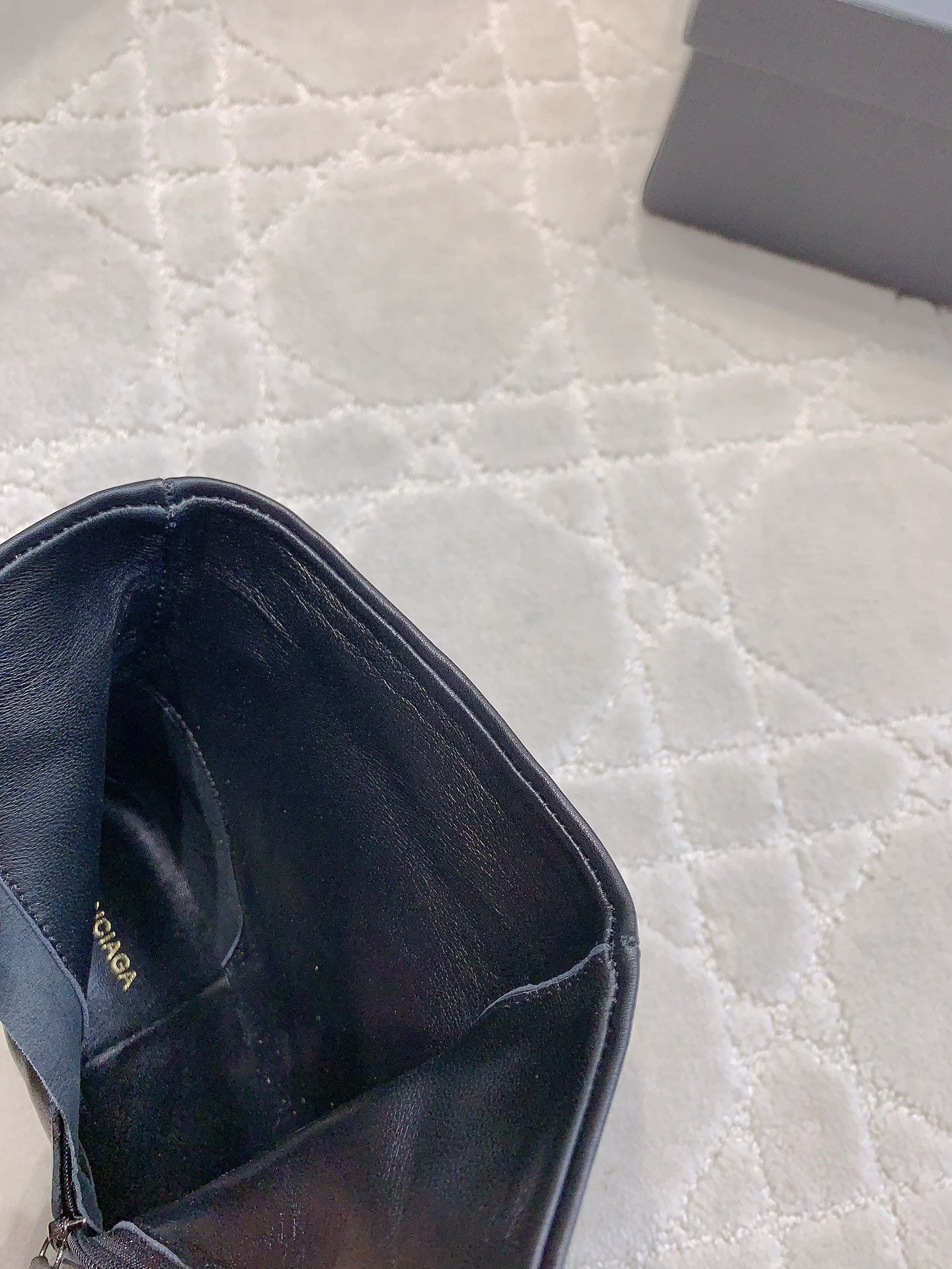 Balanciaga POINTED-TOE HIGH HEEL BOOTS IN BLACK SMOOTH LAMBSKIN