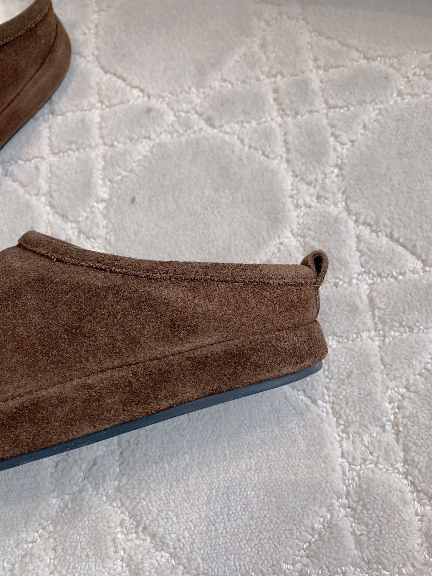 Balanciaga ALASKA SLIPPER IN CHOCOLATE SUEDE