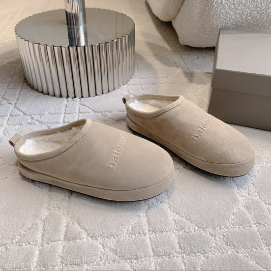 Balanciaga ALASKA SLIPPER IN BEIGE SUEDE