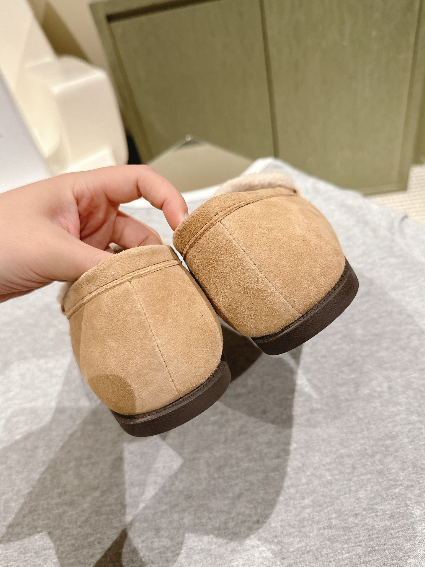 DIOR Loafer In Dark Loafer Suede  995507