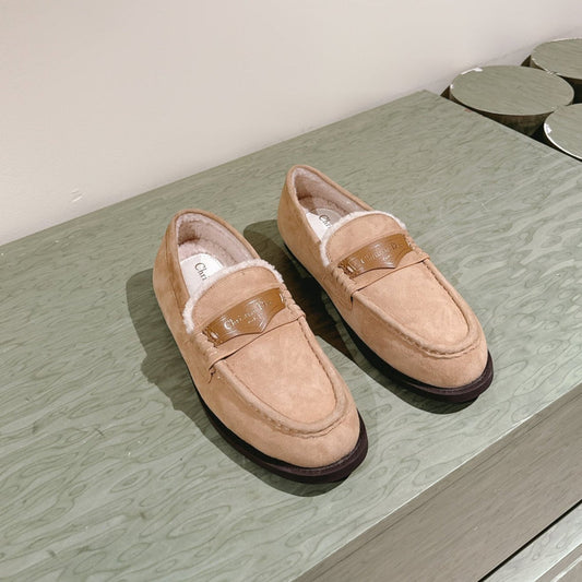 DIOR Loafer In Dark Loafer Suede  995507