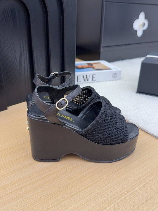 CHANEL 25P Platform Embroidery Fabric