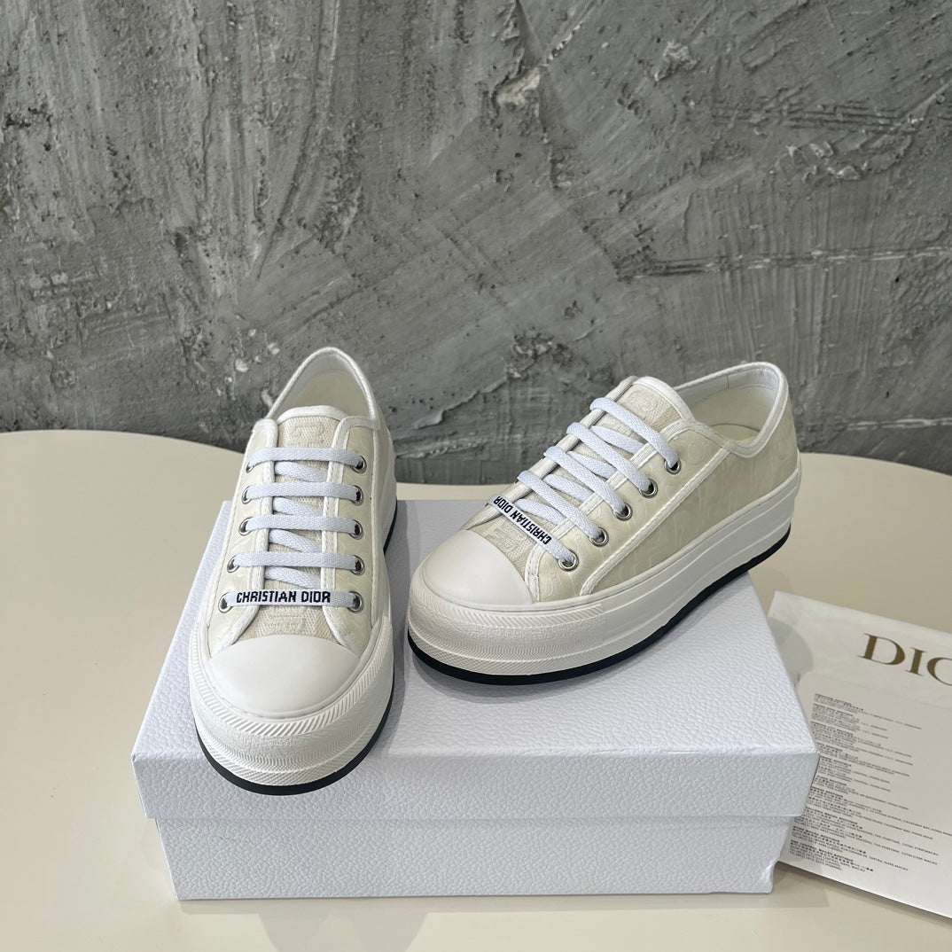 DIOR walkn cream oblique printed canvas