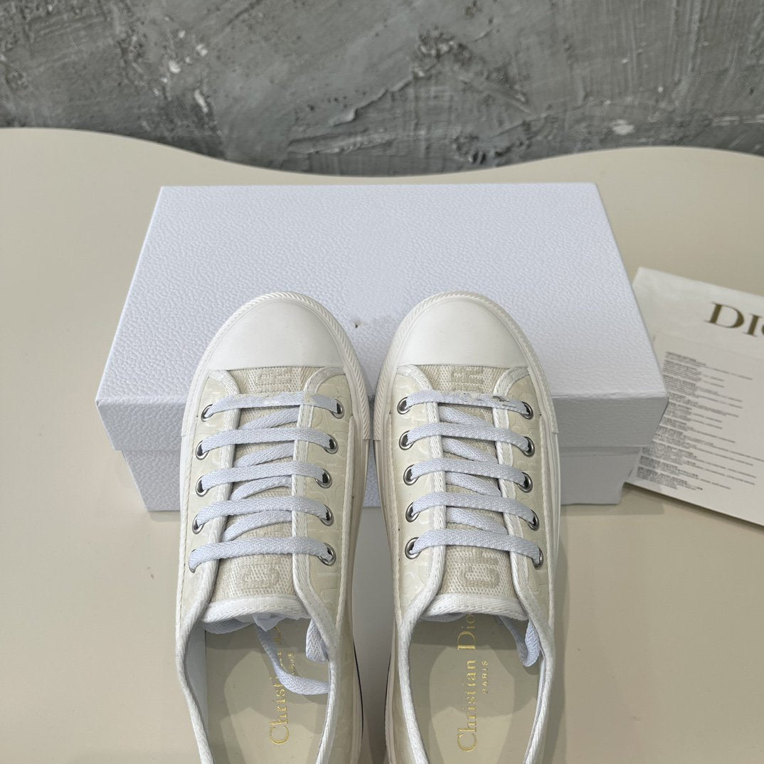 DIOR walkn cream oblique printed canvas
