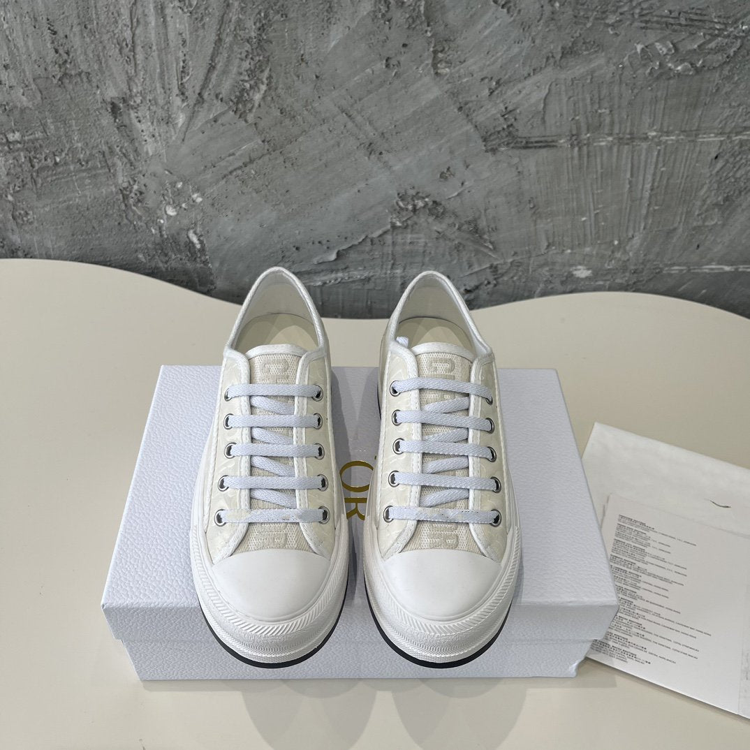 DIOR walkn cream oblique printed canvas