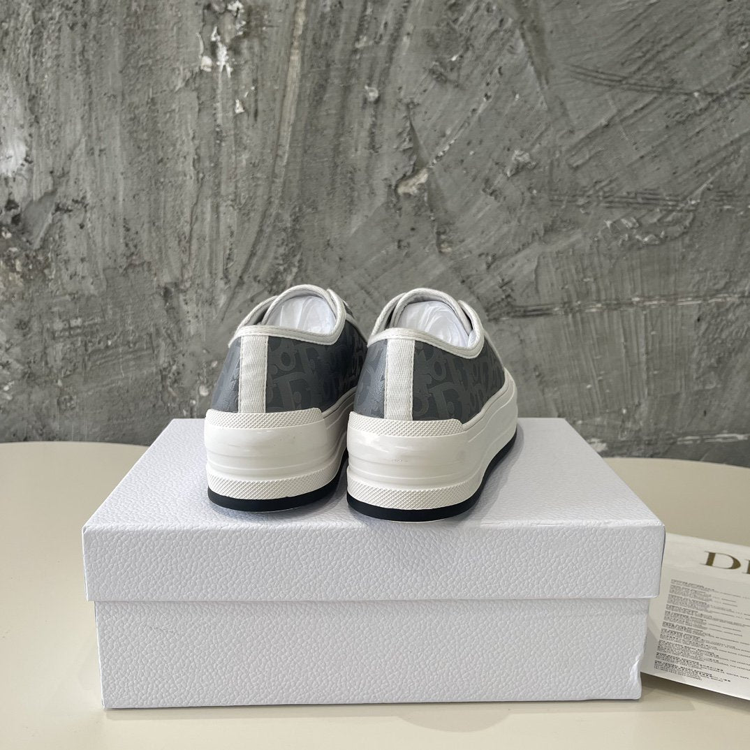 DIOR walkn grey oblique printed canvas