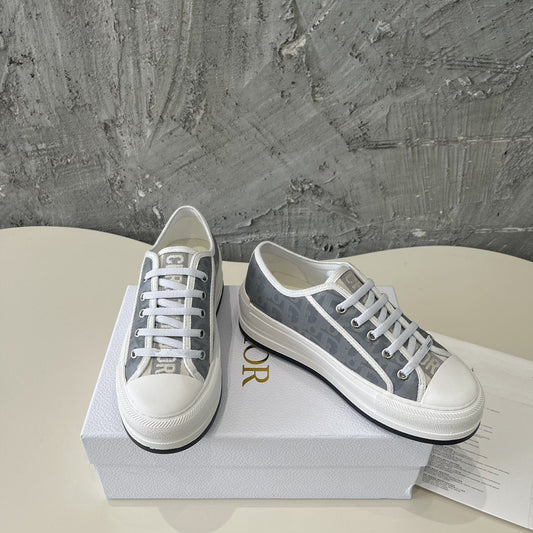DIOR walkn grey oblique printed canvas