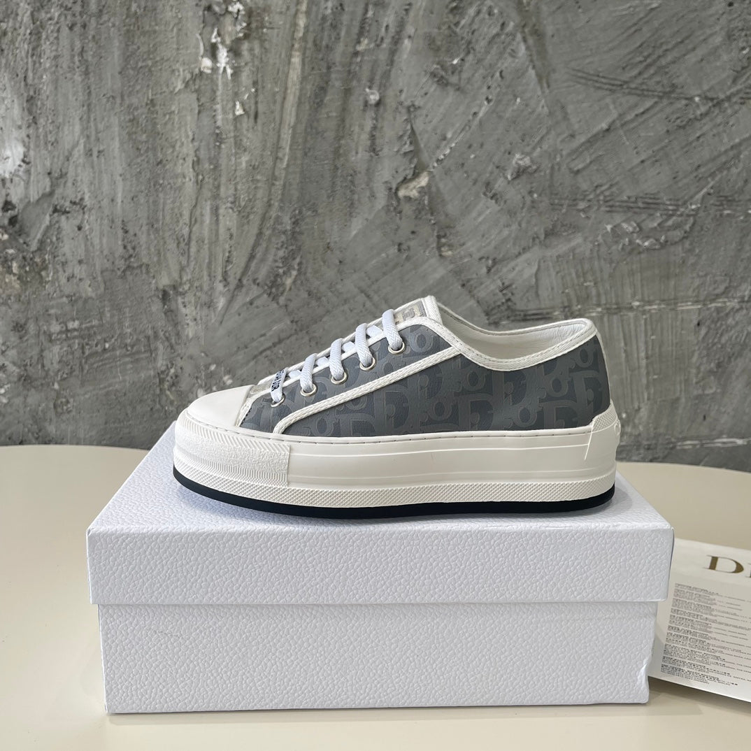 DIOR walkn grey oblique printed canvas