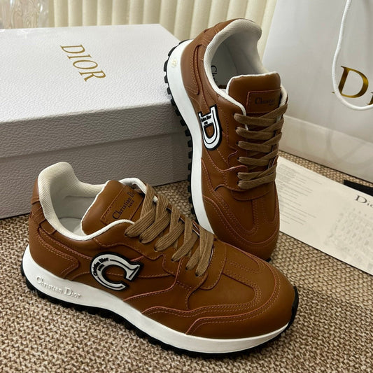 DIOR C'est  DIOR Sneaker Brown Lamskin