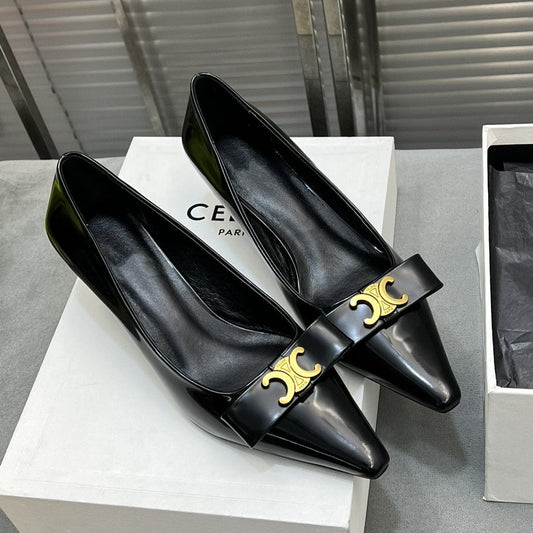 Celine cl pumps 50 black calfskin