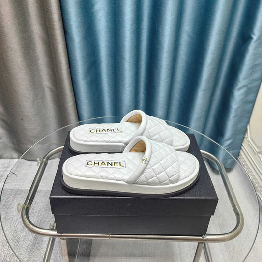 CHANEL 25 Mule Quilted Calfskin