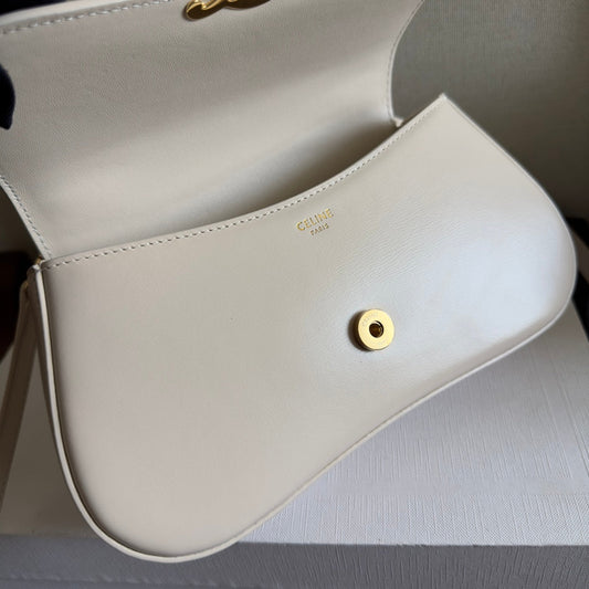 Celine Celin Teen Lola 20 Cream Calfskin