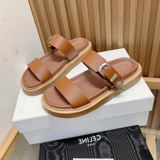 Celine TIPPI IN CALFSKIN - VEGETAL TANNING TAN BROWN