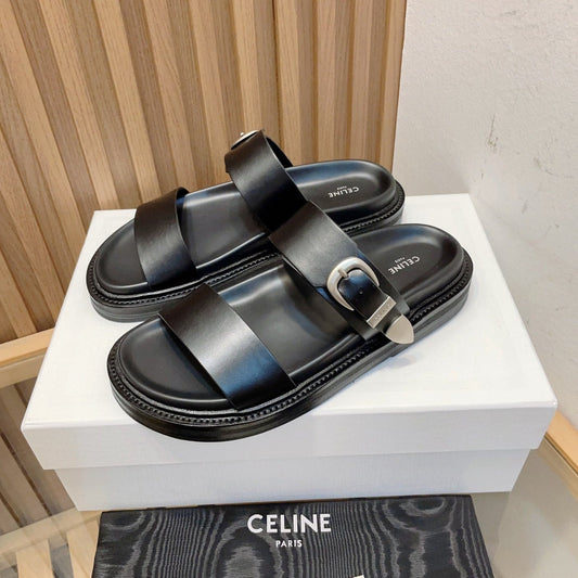 Celine TIPPI IN CALFSKIN - VEGETAL TANNING BLACK