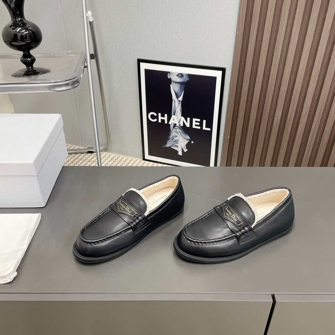 DIOR Loafer In Black Cowhide 996003